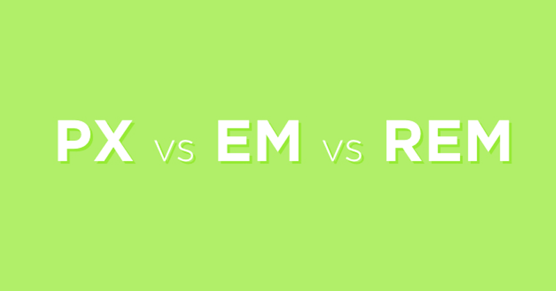 REM 단위와 EM 단위 이해하기