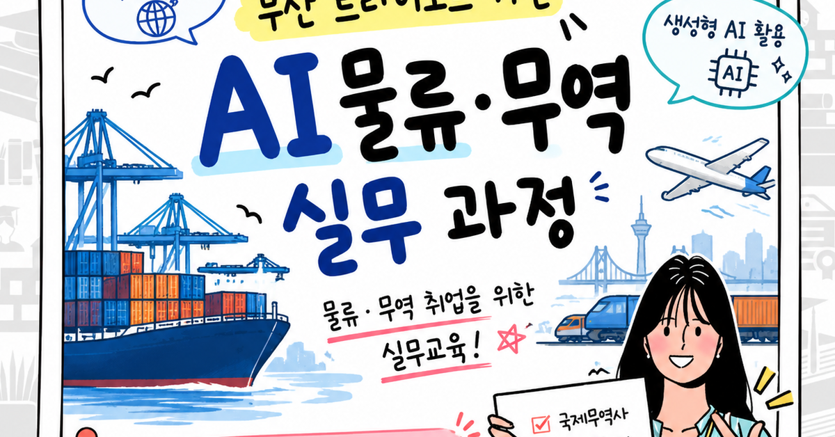 [부산 취업대비] 트라이포트 기반 AI 물류·무역 실무 (국제무역사·스마트해상)