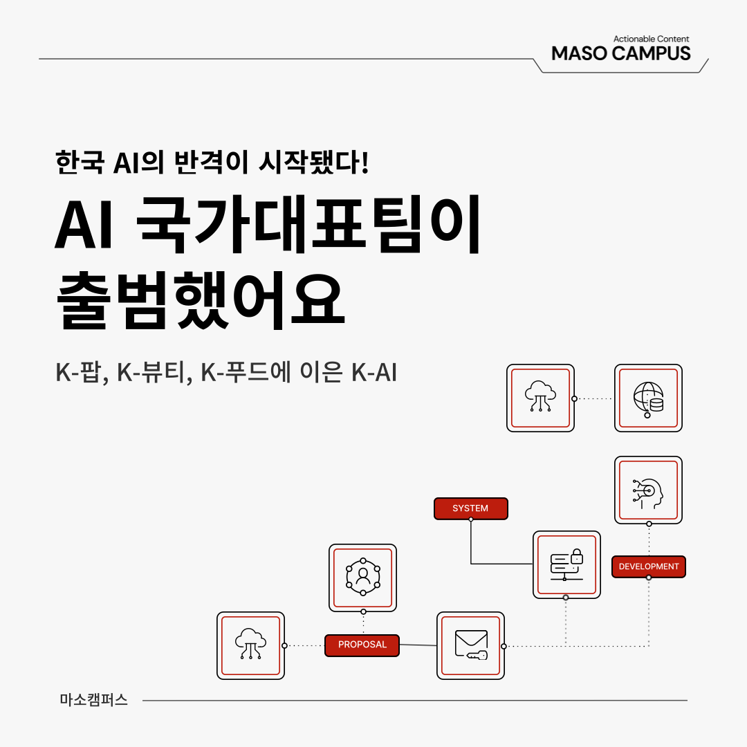 [마소캠퍼스 GEN AI 인사이트] AI 국대팀 출범! 누가 뽑혔을까? 👀