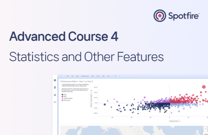 Spotfire 사용자교육 고급편 4: 통계 및 그 외의 기능강의 썸네일