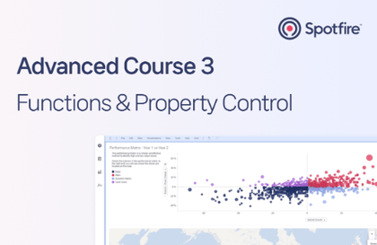 Spotfire 사용자교육 고급편 3: 함수 & 속성 제어강의 썸네일