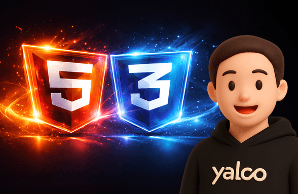 ちゃんと学ぶ HTML CSS - by Yalco（ヤルコ） のサムネイル