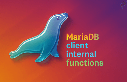 MariaDB 클라이언트 개발, 내부함수 편강의 썸네일