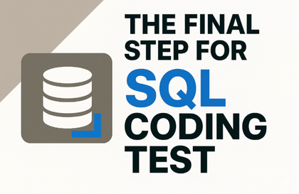 The final step for SQL coding test강의 썸네일