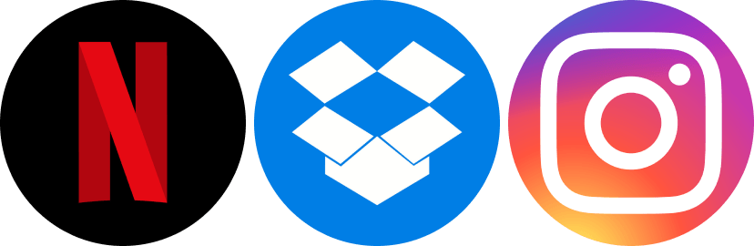 netflix_dropbox_instagram_logo