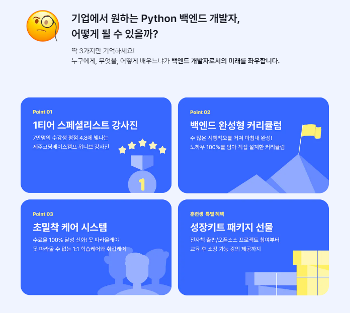 모두의연구소 코딩캠프 부트캠프 국비지원 django 백엔드