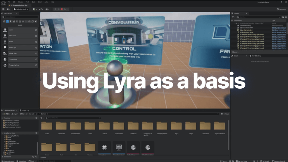 Sử dụng Lyra làm cơ sở