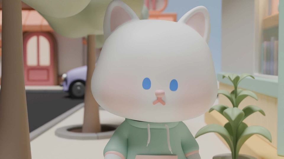 고양이 캐릭터 2
