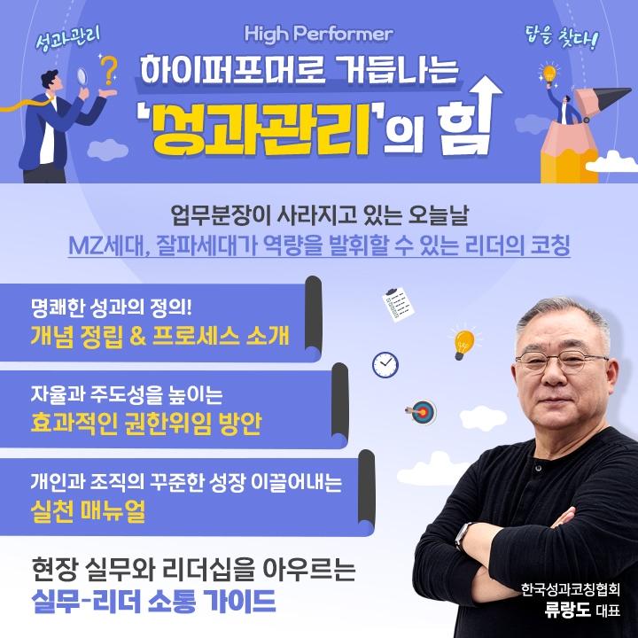 홍보포스터_하이퍼포머로 거듭나는 성과관리 노하우