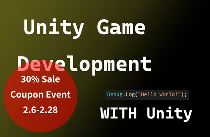 책 3권을 영상으로 만든 Unity 게임 개발강의 썸네일