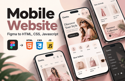 Nhập môn phát triển web di động: Hiện thực hóa hoàn hảo thiết kế Figma bằng JavascriptHình thu nhỏ khóa học