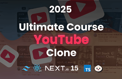 Next.js 15로 완성하는 실전 YouTube 클론 개발