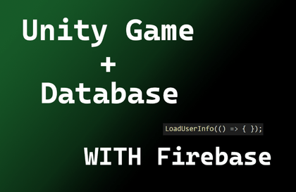 데이터베이스를 결합한 Unity 실전 게임 만들기Course Thumbnail