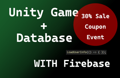 데이터베이스를 결합한 Unity 실전 게임 만들기강의 썸네일