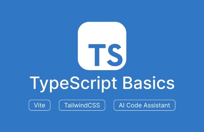 프로젝트로 쉽게 배우는 TypeScript 기초강의 썸네일