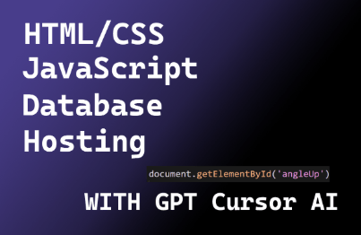 생성형 AI로 웹 사이트 제작부터 배포(w. Chat GPT, Cursor AI, Database)강의 썸네일