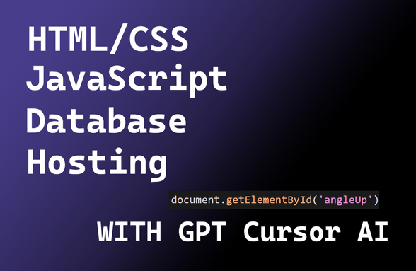 生成AIでウェブサイト制作からデプロイまで (w. ChatGPT, Cursor AI, Database) のサムネイル