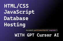 生成AIでウェブサイト制作からデプロイまで (w. ChatGPT, Cursor AI, Database) のサムネイル