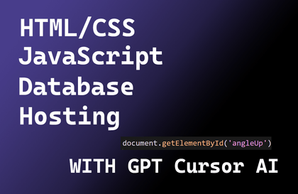 Xây dựng và triển khai trang web bằng AI tạo sinh (với Chat GPT, Cursor AI, Database)Hình thu nhỏ khóa học