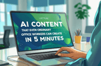 Thumbnail image of the AI Content Creation in Just 5 Minutes Even for Regular Office Workers (With ChatGPT, Midjourney, Generative Video Tools)