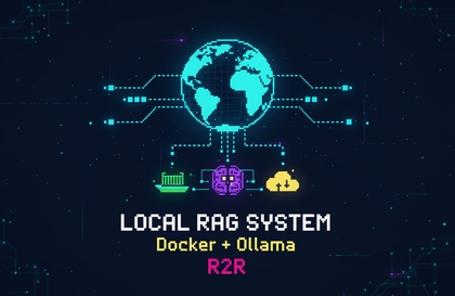 메이드 인 RAG(로컬 LLM Q&A시스템) With Docker + ollama + R2R강의 썸네일