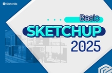 初心者と中級者のためのSketchUp 2025 のサムネイル