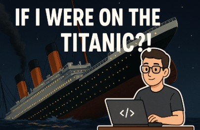 Hình thu nhỏ của Nếu tôi đã lên tàu Titanic thì sao?! Tạo dịch vụ web AI dự đoán xác suất sống sót bằng PyTorch & Next.js