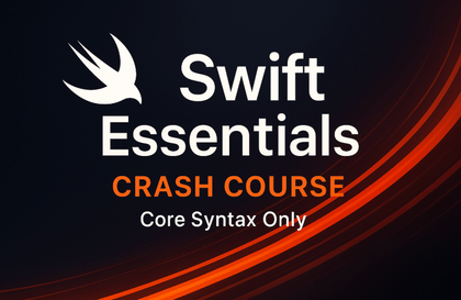 Xcode 3부터 16, 실리콘밸리 개발자의 15년 iOS 개발, Swift 핵심만