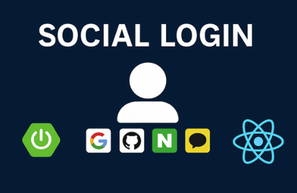 Social Login Implementation with Spring Boot and React강의 썸네일