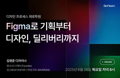디자인 프로세스 제로투원 : Figma로 기획부터 디자인, 딜리버리까지
