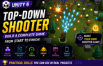 Thumbnail image of the [Unity 6] Learn by Doing: Practical Game Development Top-Down Shooting
