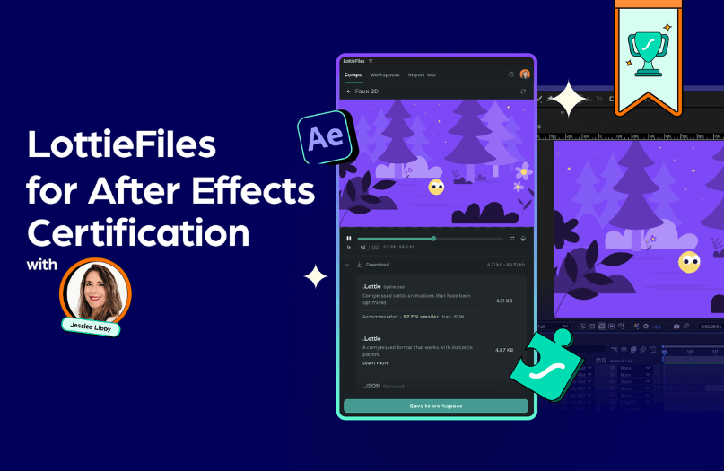 [LottieFiles 공식] After Effects로 만드는 Lottie 애니메이션 (수료증 발급)