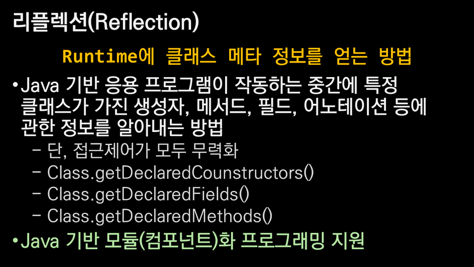 독하게 시작하는 Java 프로그래밍 - Part 4 - 리플렉션