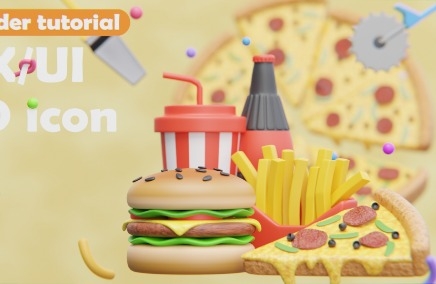 [5주 완성] 블렌더로 만드는 3D아이콘 3종 챌린지 썸네일