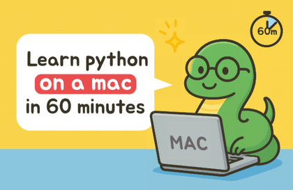 【Mac版】제로부터 시작하는 Python 완전 입문-프로그래밍 기초 강좌강의 썸네일