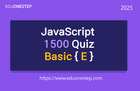 2025 자바스크립트 초급 1500제 E반복문 썸네일