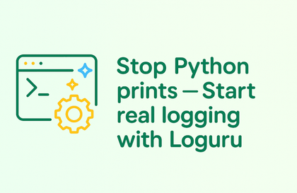 Print 문은 그만! loguru로 제대로하는 파이썬 로깅강의 썸네일