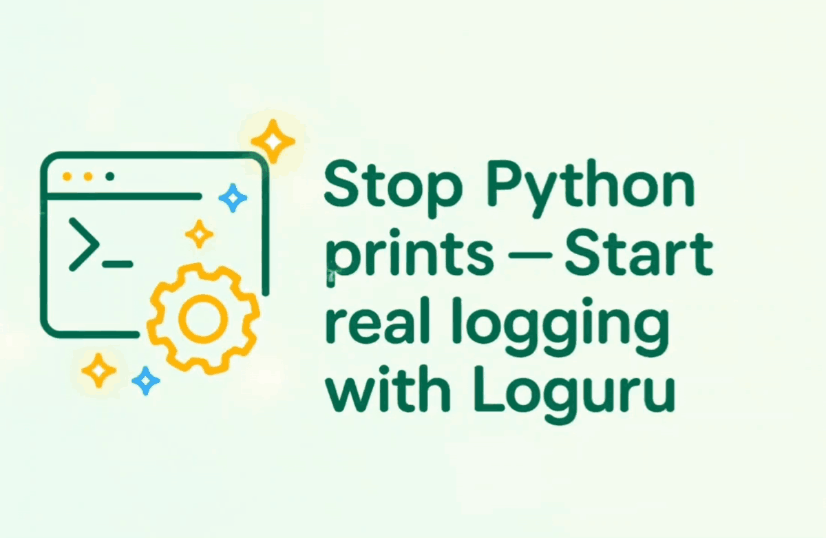 Print 문은 그만! loguru로 제대로하는 파이썬 로깅