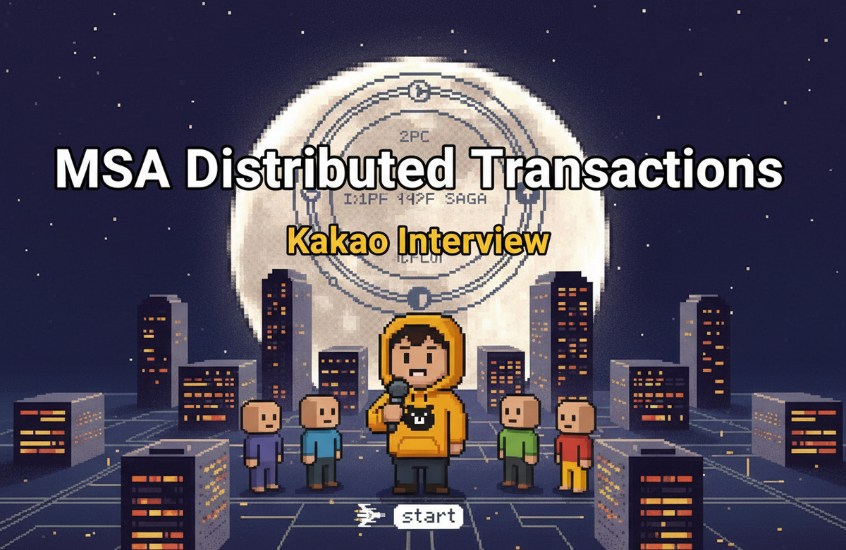카카오 면접관이 알려주는 MSA 관점에서의 분산 트랜잭션 패턴 강의 이미지