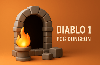 [AI 시대의 게임 개발을 지탱하는 기술들] 홍사부의 디아블로1 PCG 던전 생성 알고리즘강의 썸네일