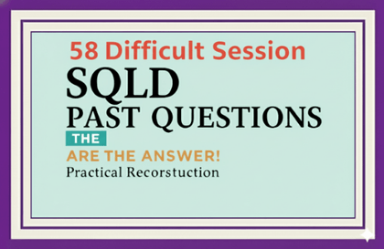 [SQLD 기출이 답이다!] 58회차(25.8.23) 고난도 회차 분석&기출 재구성 - 과목별·장별 전 문항Course Thumbnail