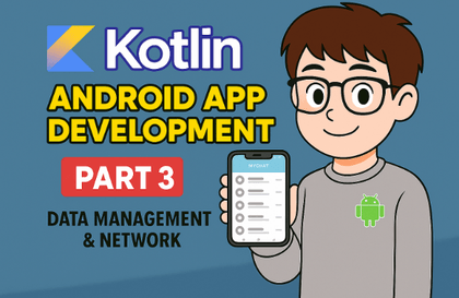 윤재성의 Kotlin(코틀린) 안드로이드 15 앱개발 Part3 - 테이터 관리와 네트워크강의 썸네일