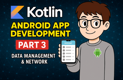 윤재성의 Kotlin(코틀린) 안드로이드 15 앱개발 Part3 - 테이터 관리와 네트워크강의 썸네일