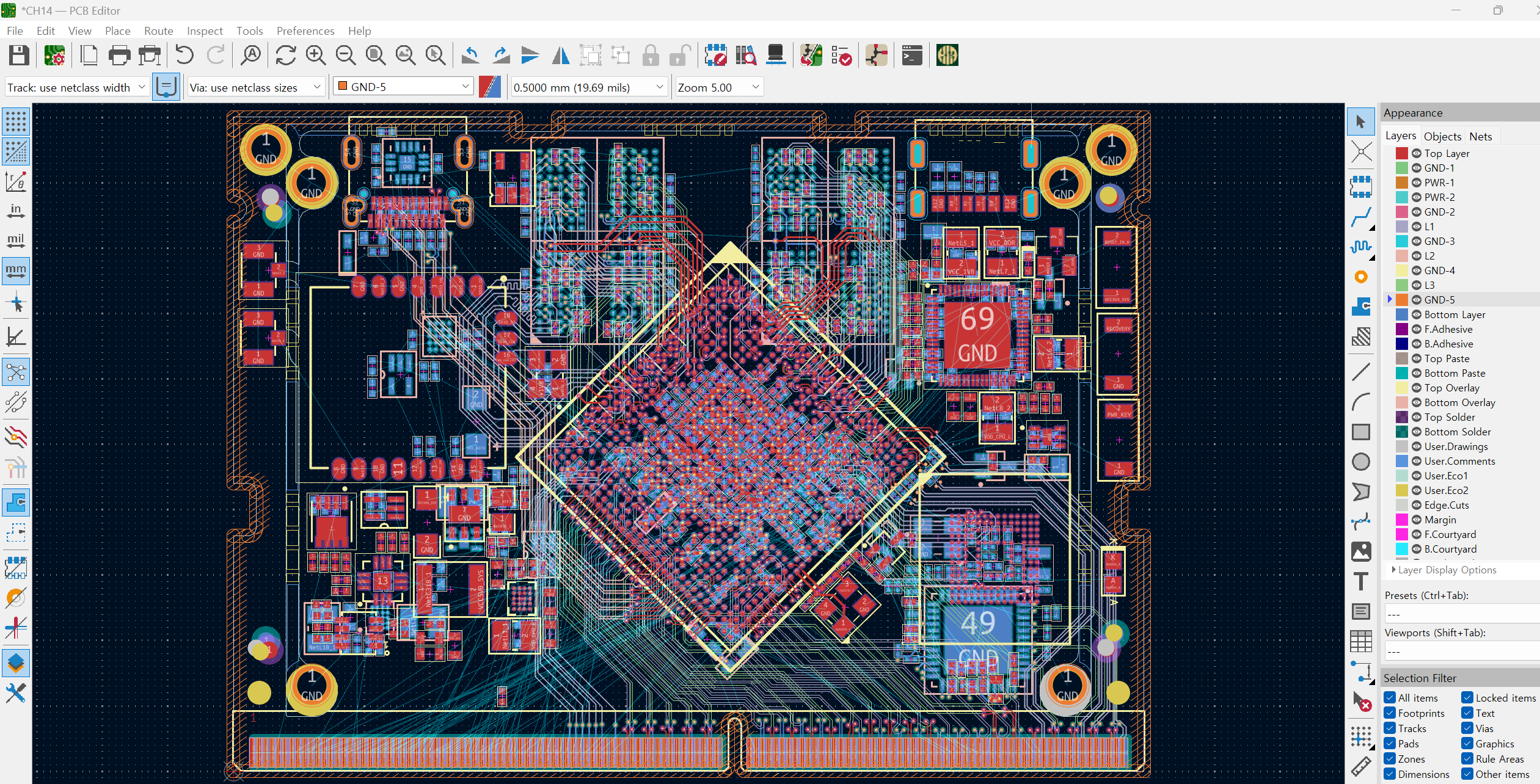PCB HW 설계 Tool 환경 구축 (Layout)