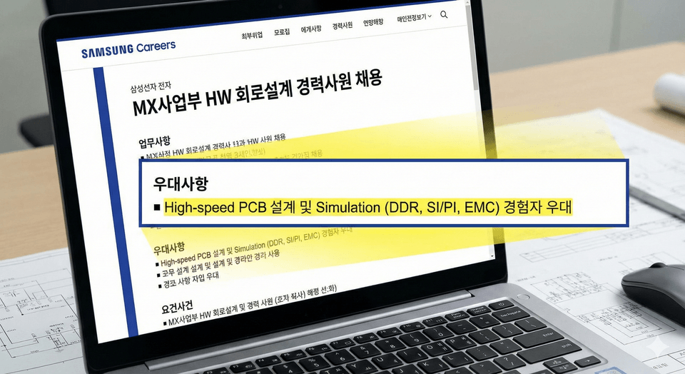 삼성전자 DX부문 MX사업부 회로설계 경력채용 공고 직무기술서