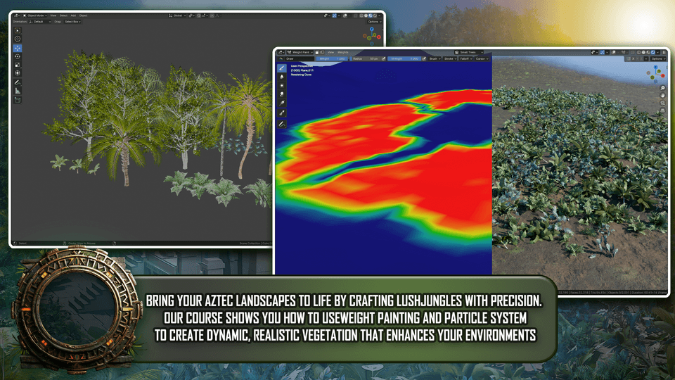 point 2 weight painting trees
