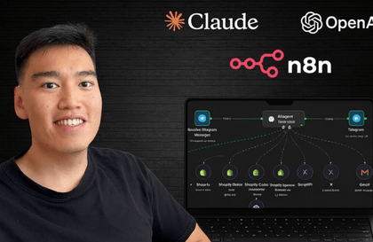 AI 에이전트 & AI 자동화 완벽 가이드 (2025) - n8nCourse Thumbnail