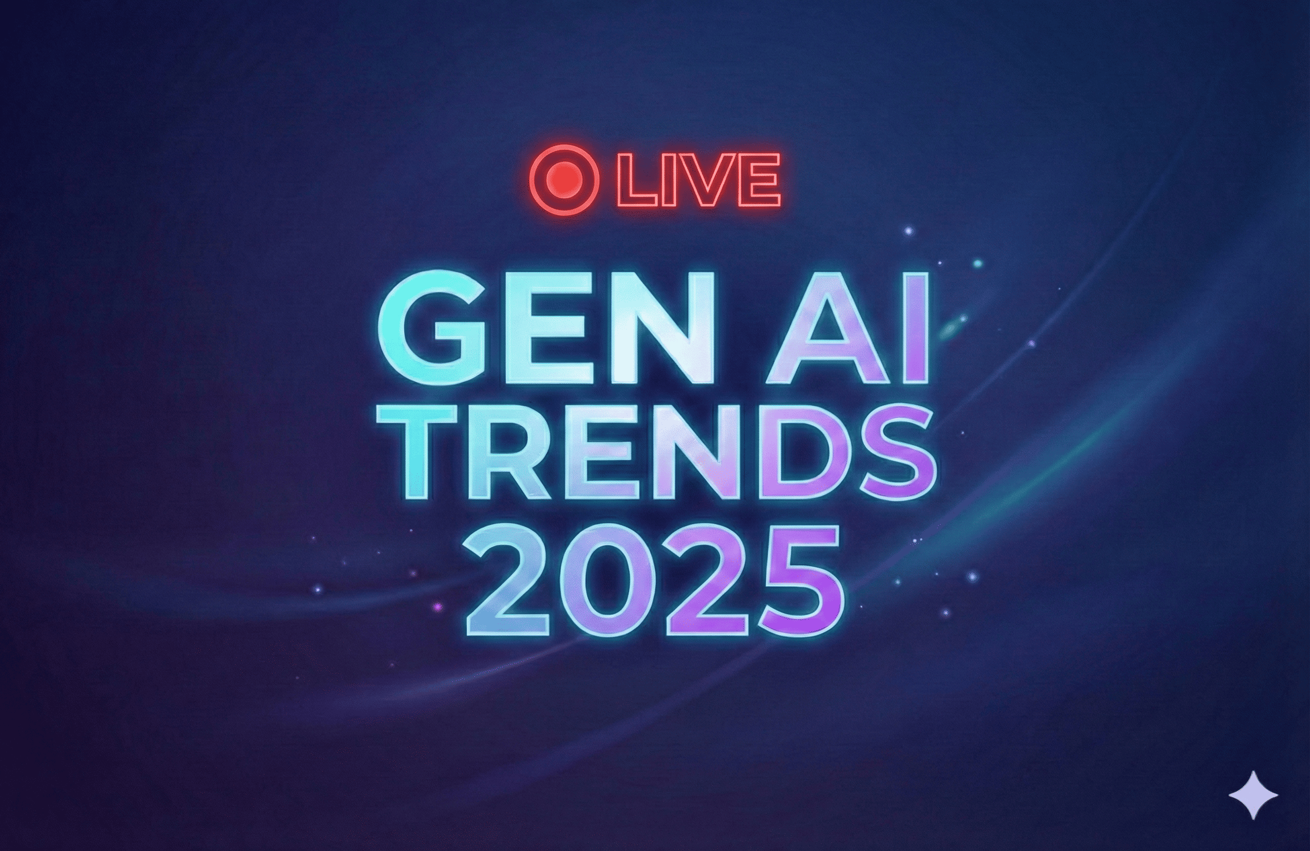 (무료 Live) 2025 생성형 AI 트렌드 총 정리 강의 이미지