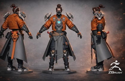 Tạo nhân vật high poly phong cách khoa học viễn tưởng trong ZbrushCourse Thumbnail