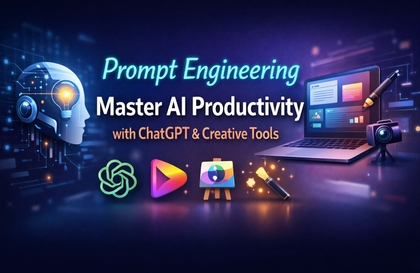 プロンプトエンジニアリング：生成AIのためのChatGPTを使ったAIプロンプトエンジニアリングをマスターするCourse Thumbnail